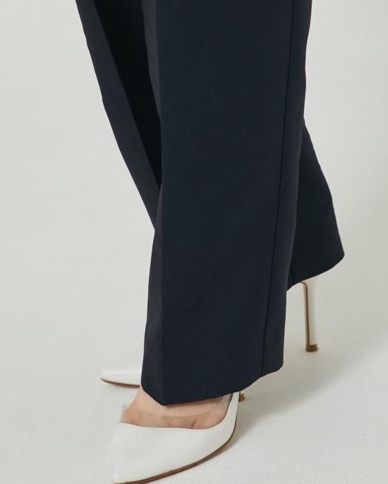 ハイウエストピンタックパンツ(ホワイト) - seventen