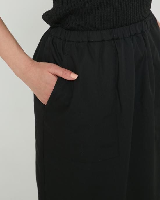 ペタルフリルスカート(ブラック) - seventen