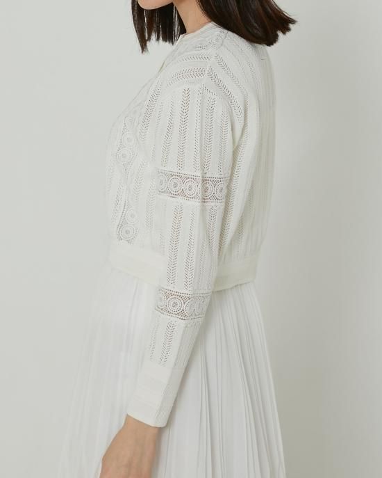 30%off】レースアイレットカーディガン(ライトベージュ) - seventen 30%off】レースアイレットカーディガン(ライトベージュ) - seventen
