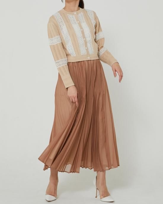30%off】レースアイレットカーディガン(ライトベージュ) - seventen 30%off】レースアイレットカーディガン(ライトベージュ) - seventen