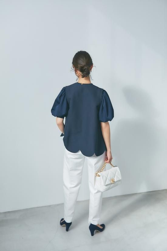 セブンテン　バルーンスリーブTシャツ バルーンスリーブTシャツ(ホワイト) - seventen