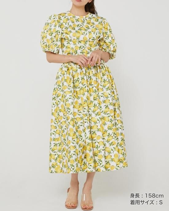 40%off】レモンプリントブラウス(ネイビー) - seventen 40%off】レモンプリントブラウス(ネイビー) - seventen
