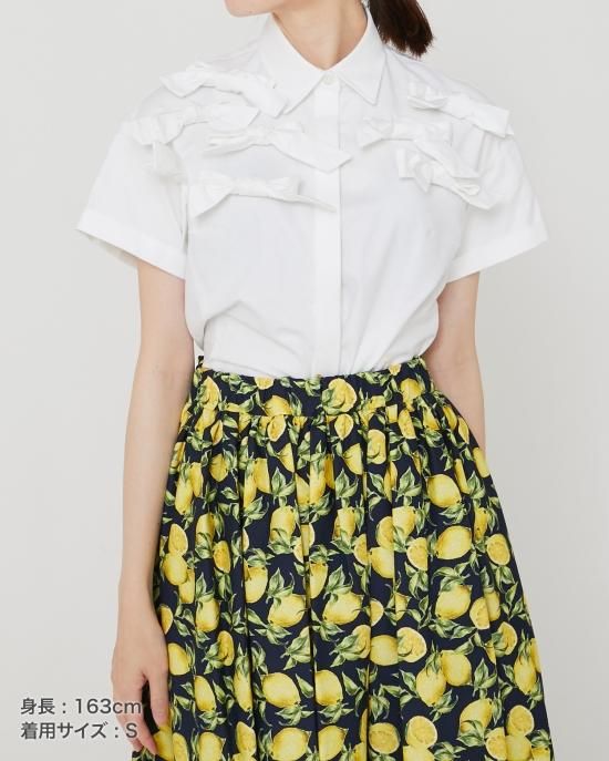 30%off】リボンブラウス(ストライプ) - seventen 30%off】リボンブラウス(ストライプ) - seventen