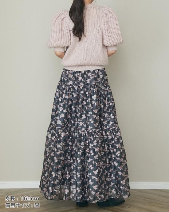 【20%off】ボリュームスリーブモヘアニット(オフホワイト) - seventen