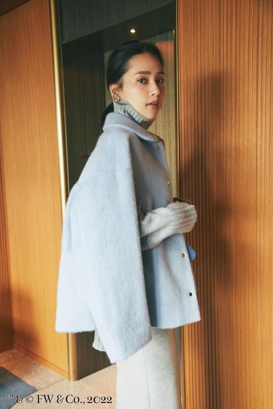 再入荷】ピーターラビット™️ウールシャギーコート(サックス) - seventen