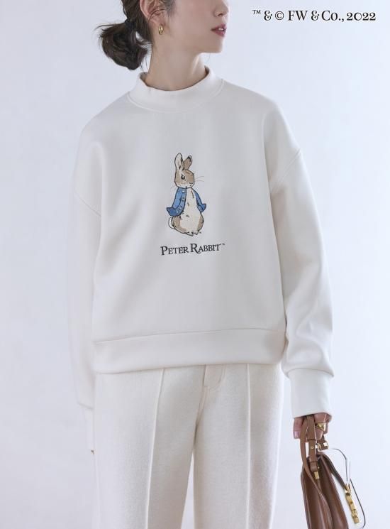 再入荷】ピーターラビット™️ Kids 刺繍トレーナー(ネイビー