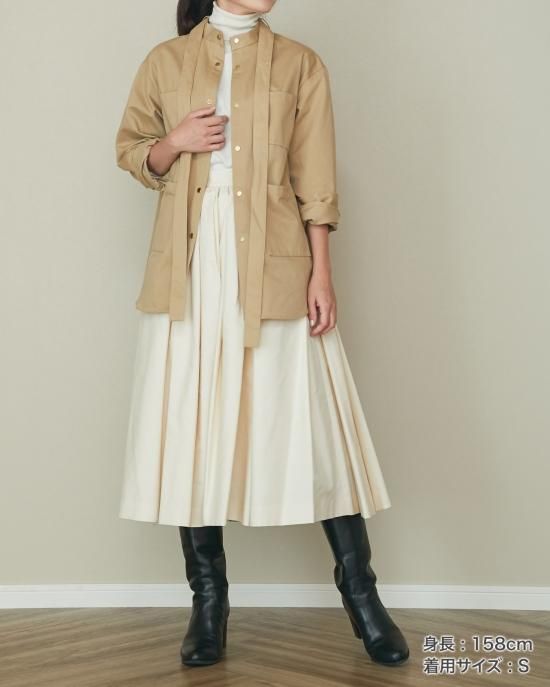 30％off】ミリタリーボウタイジャケット(アイボリー) - seventen