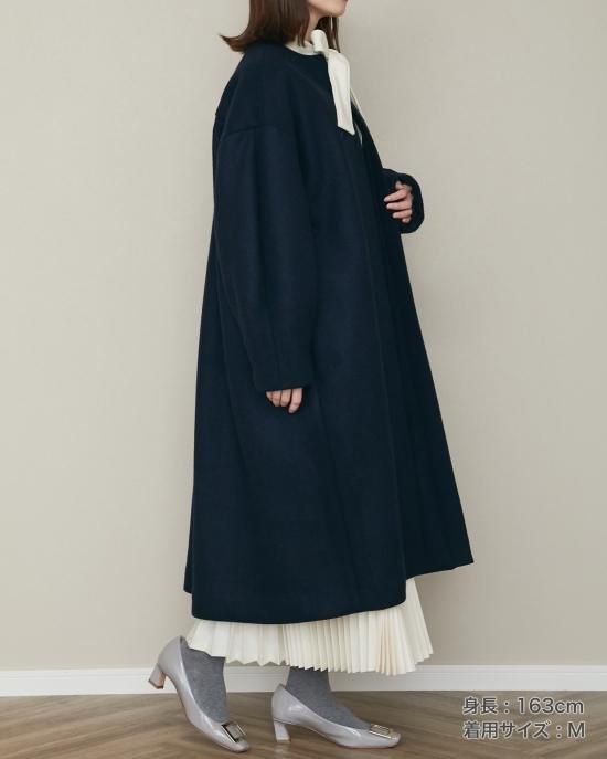 20%off】バックタックロングコート(フューシャピンク) - seventen 20%off】バックタックロングコート(フューシャピンク) - seventen