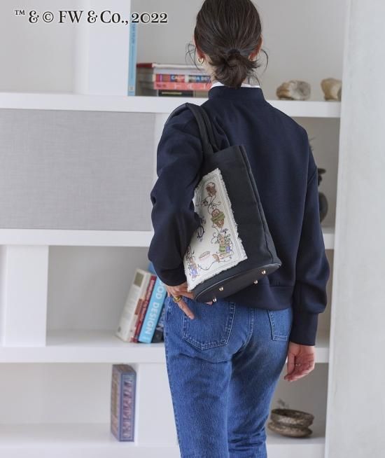 20％off】ピーターラビット™️バスケットトートバッグ(ベージュ