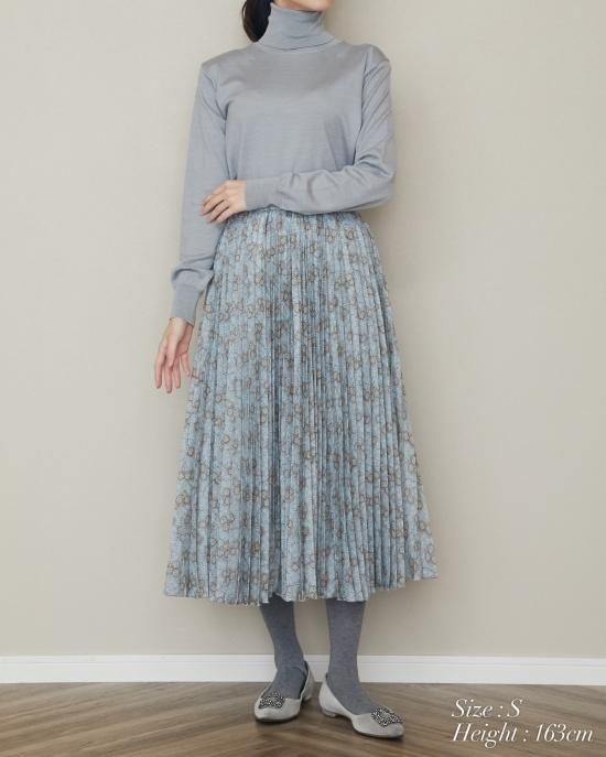 シフォンプリーツスカート(グレー) - seventen シフォンプリーツスカート(グレー) - seventen