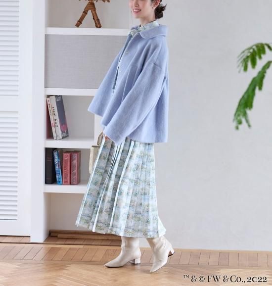 再予約】ピーターラビット™️プリントプリーツスカート - seventen