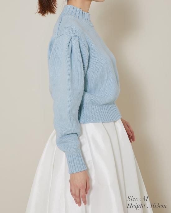 タックスリーブニット(ライトベージュ) - seventen