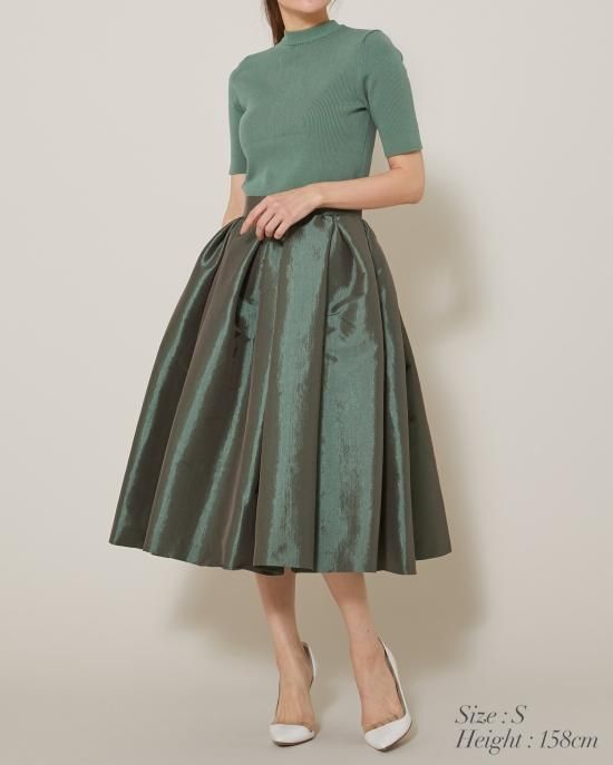 20%off】ストレッチサテンフレアスカート(ホワイト) - seventen 20%off】ストレッチサテンフレアスカート(ホワイト) - seventen