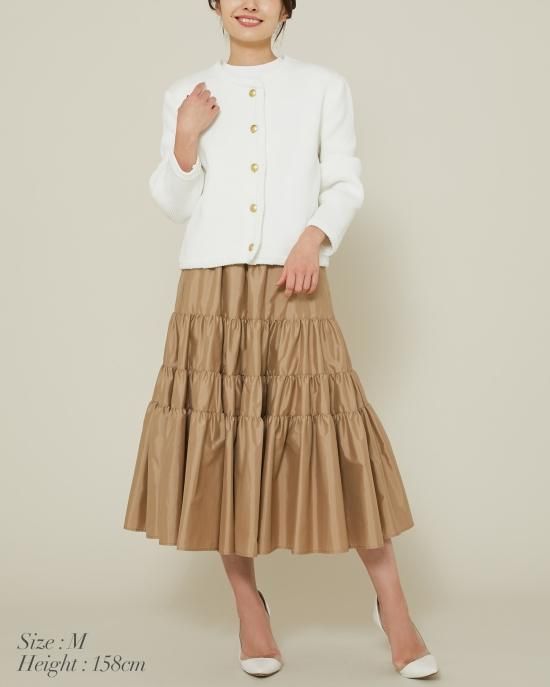 【美品】SEVENTEN セブンテン　ニットジャケット　ボーダー　Mサイズ seventen