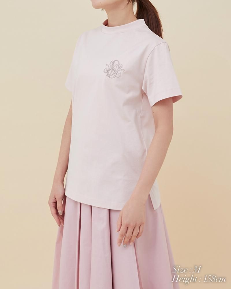 SVT刺繍Tシャツ(ホワイト×ベージュ) - seventen SVT刺繍Tシャツ(ホワイト×ベージュ) - seventen