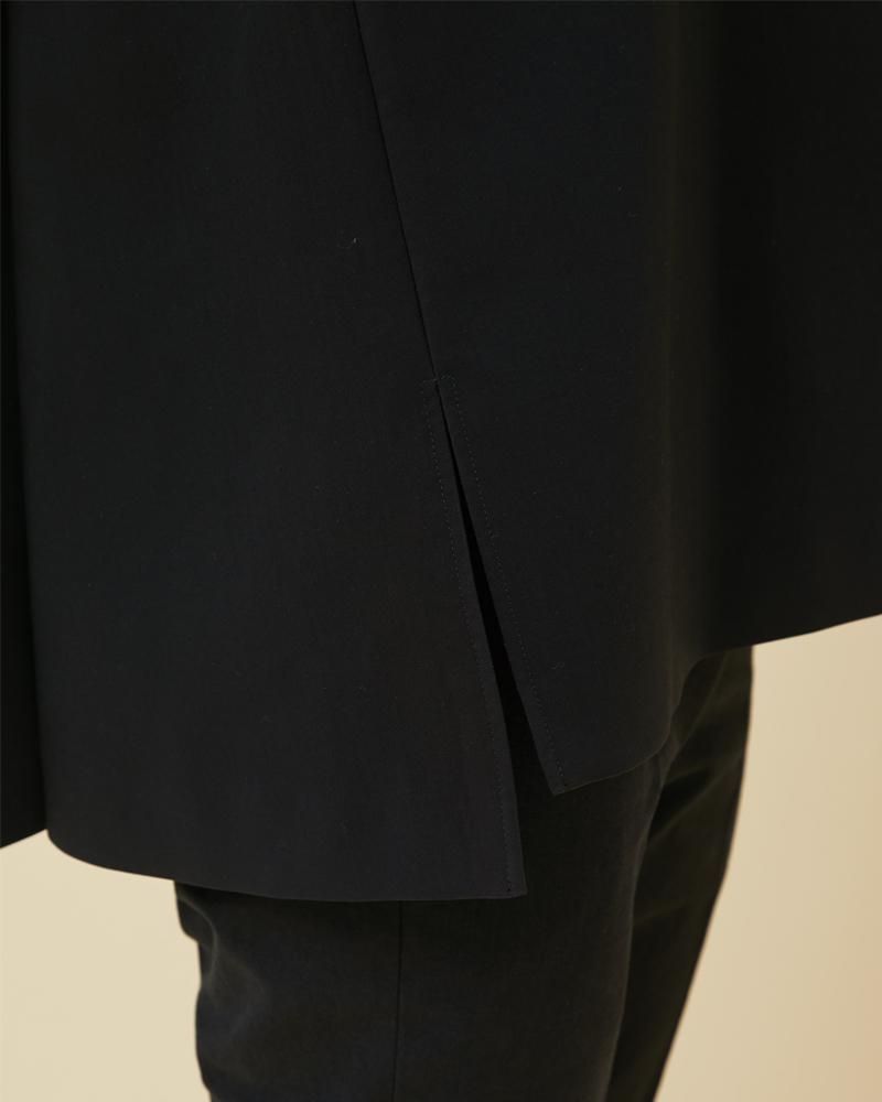 ダブルクロスリボントップス(ブラック) - seventen