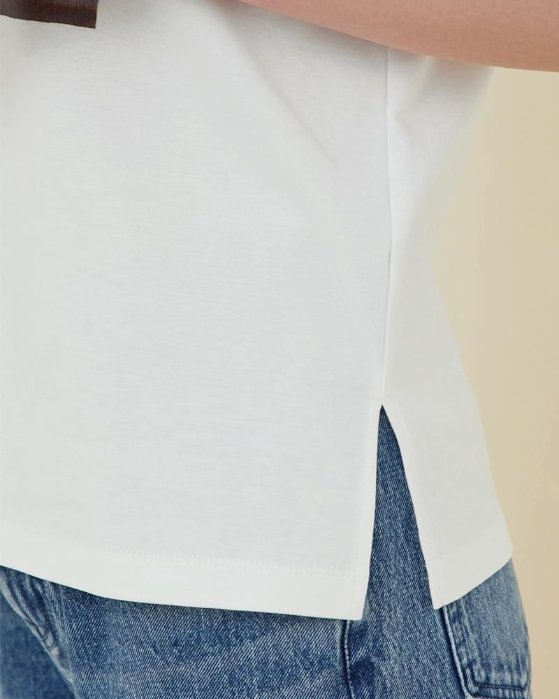 アートプリントTシャツ(グリーン) - seventen