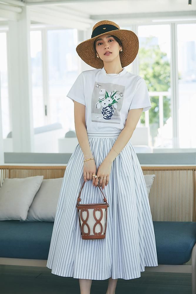 SEVEN TEN セブンテン アートプリントTシャツ(グリーン) アートプリントTシャツ(グリーン) - seventen