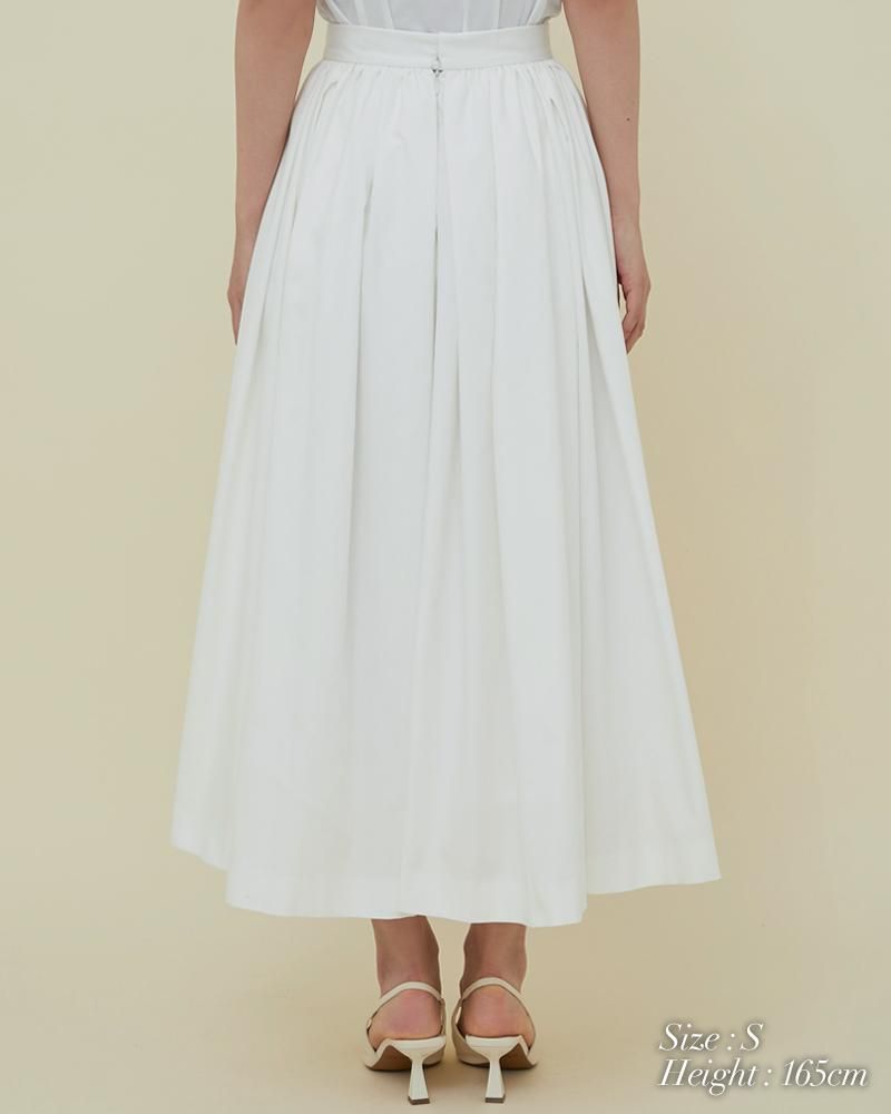 10％off】オックススカート(ホワイト) - seventen