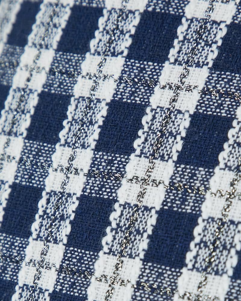 再入荷】ツイードフィットフレアワンピース(グリーン) - seventen