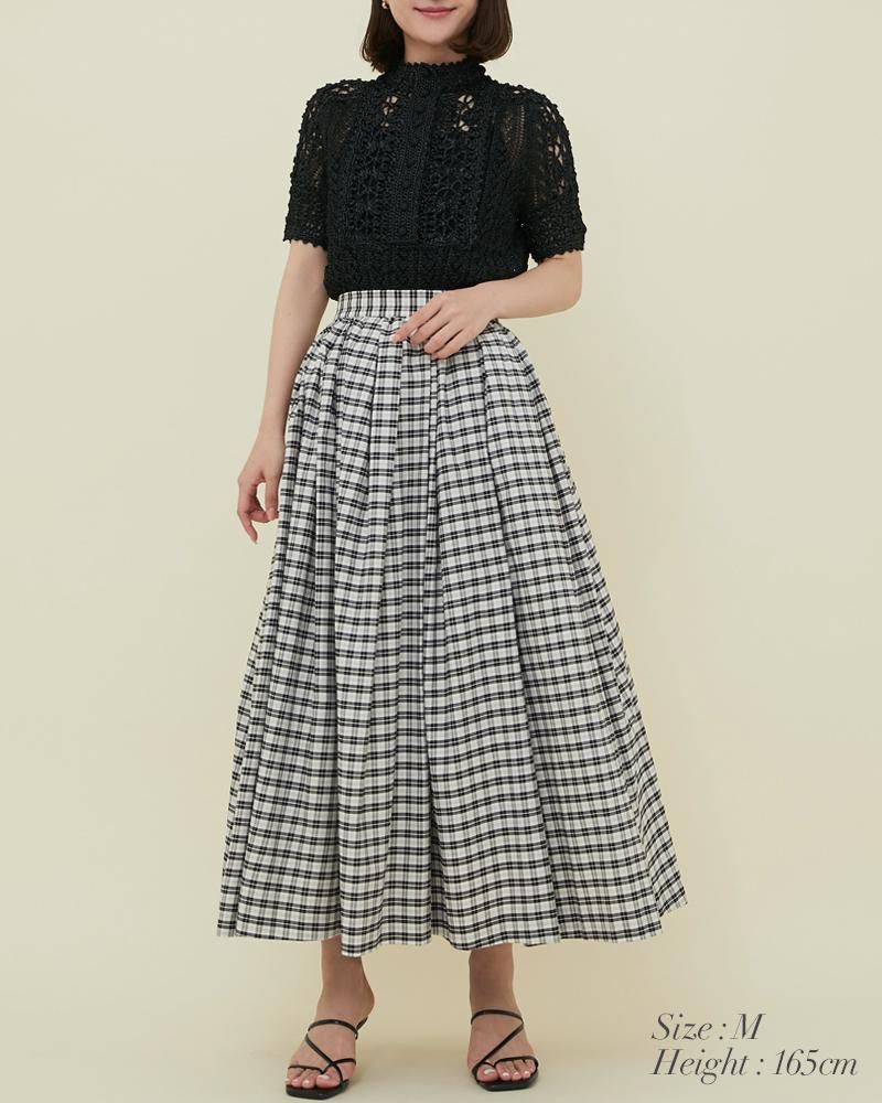 再入荷】クロシェショートスリーブニット(ホワイト) - seventen