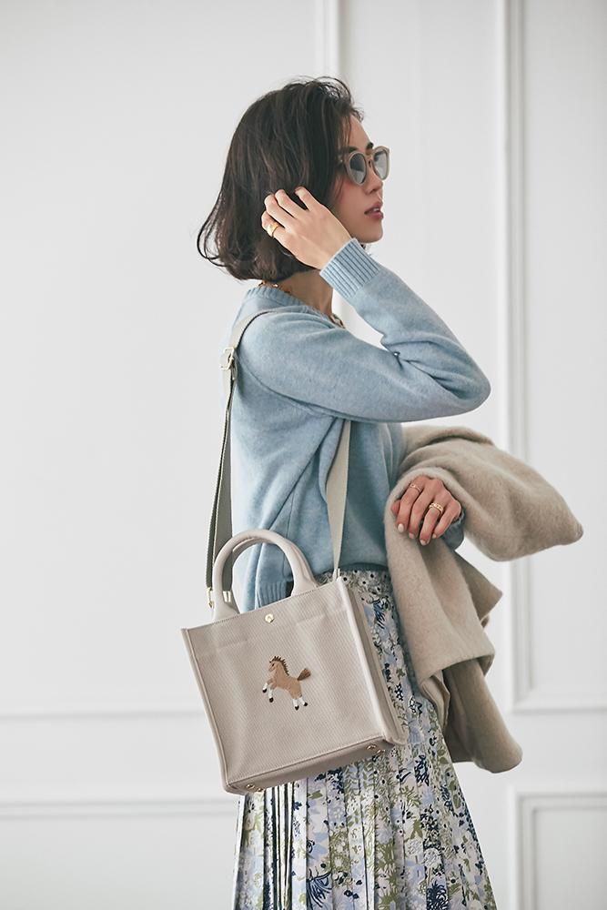GIULLY Top Zip Shoulder ハンドバッグ ショルダーバッグ