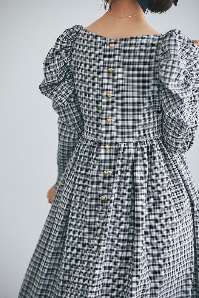 ハートワンピース(チェック) - seventen