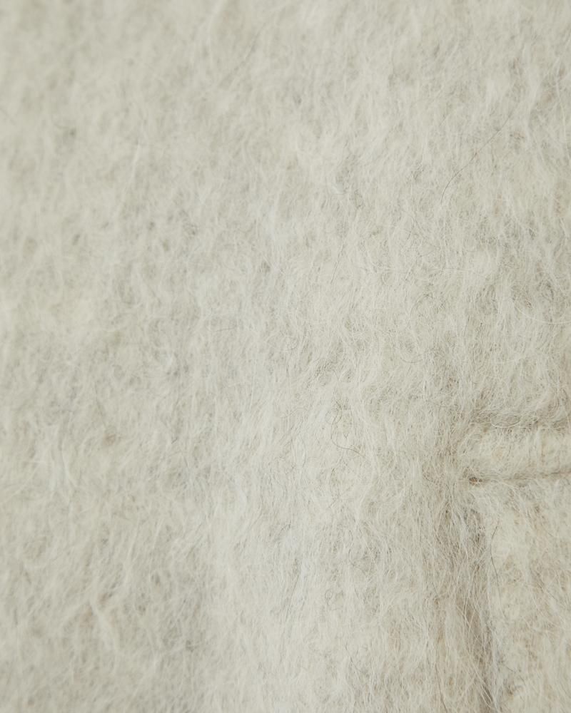 美品　seventen シャギーコクーンコート　S 10％off】ミディアムコクーンシャギーコート(グレージュ) - seventen