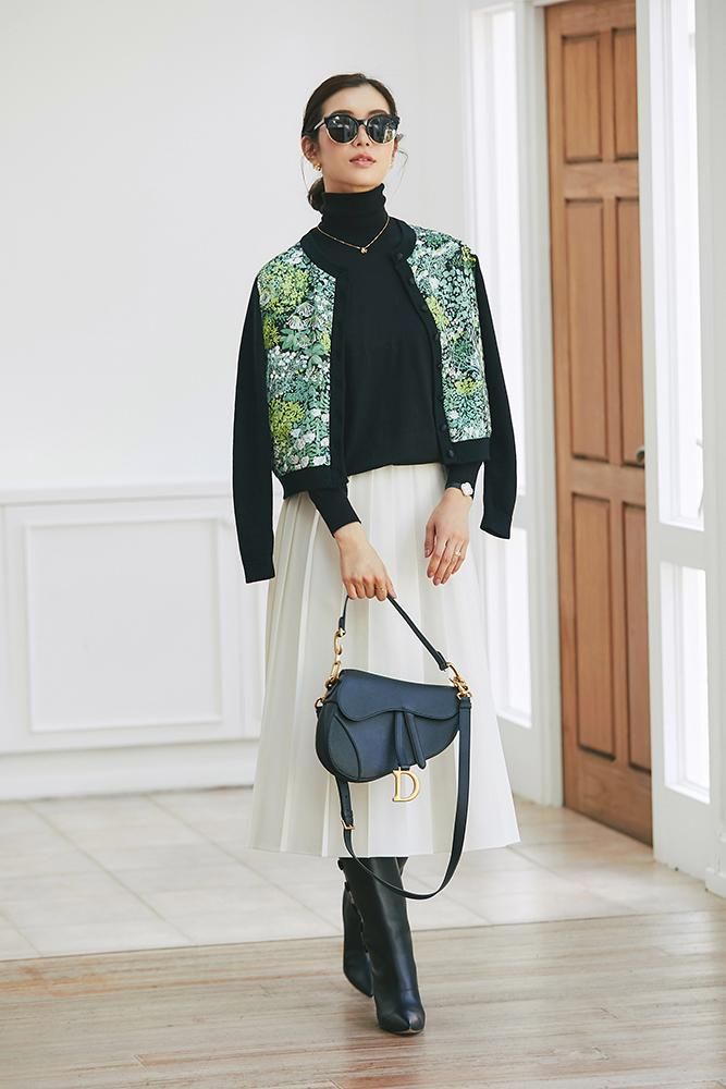 SEVENTEN ビジューショートカーディガン　ブラック　セブンテン　ニット 10％off】ビジューショートスリーブカーディガン(ブラック