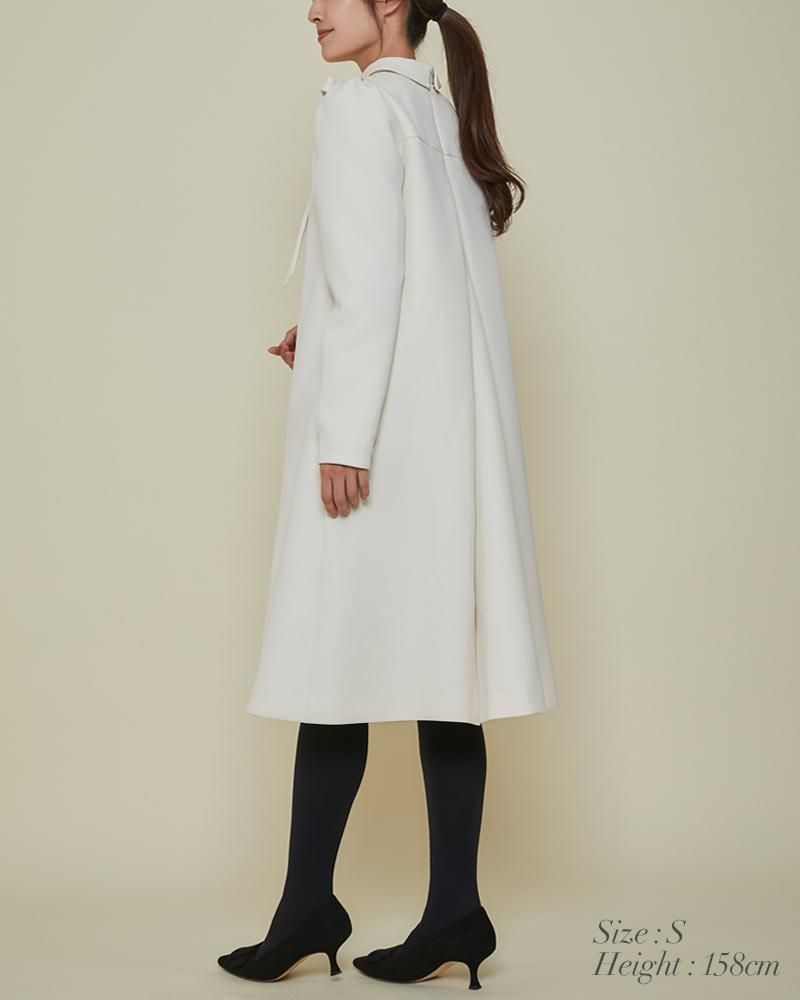 再入荷】フロントタックボウタイワンピース(ブラック) - seventen 再入荷】フロントタックボウタイワンピース(ブラック) - seventen
