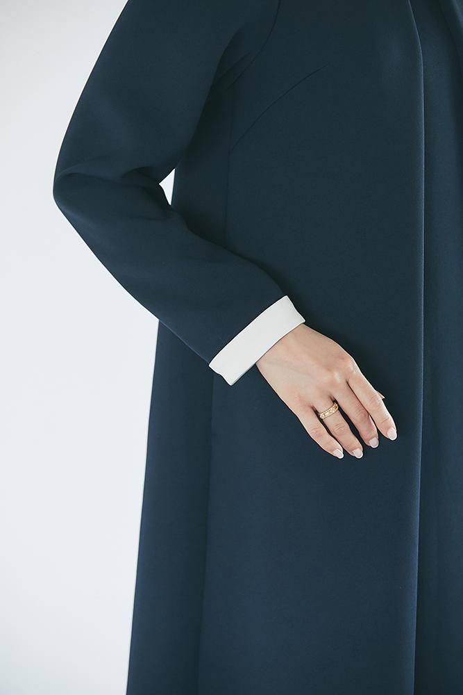 再入荷】フロントタックボウタイワンピース(ネイビー) - seventen 再入荷】フロントタックボウタイワンピース(ネイビー) - seventen