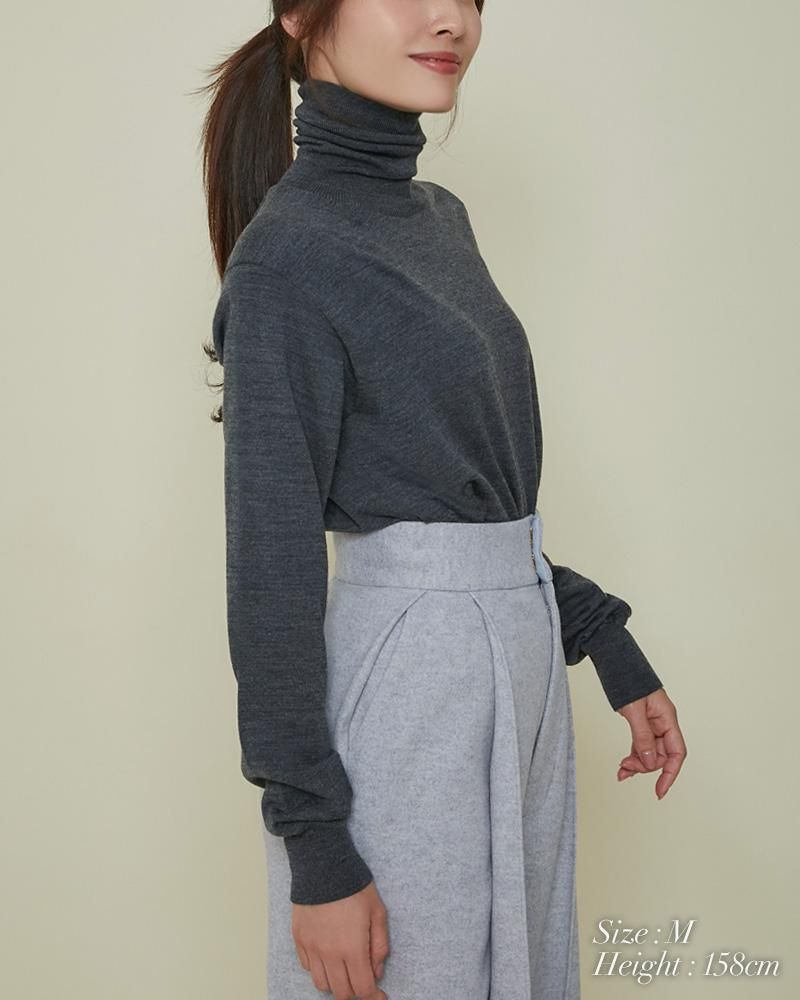 Pontheaan ブラック タートルネック セーター XS カシミヤ タートルネックセーター | Brooks Brothers Japan