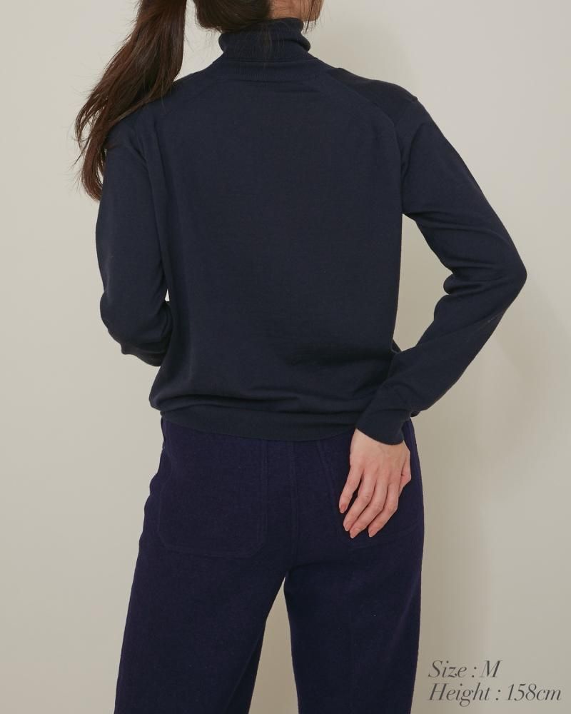 Pontheaan ブラック タートルネック セーター XS タートルネックニット ブラックの関連商品 | ユニクロ