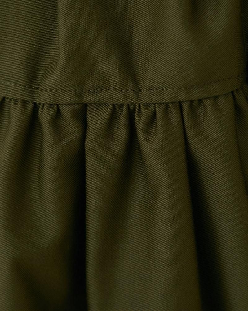 10%off】ミリタリーフレアスカート(カーキ) - seventen 10%off】ミリタリーフレアスカート(カーキ) - seventen