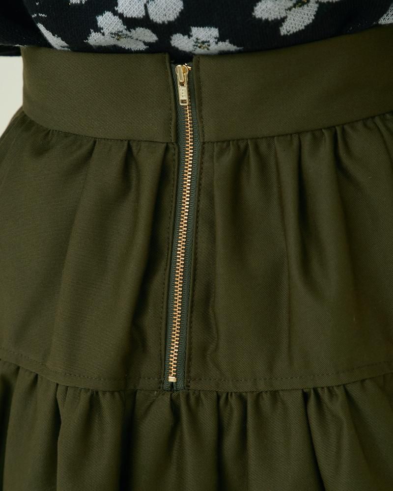 30％off】ミリタリーフレアスカート(チノベージュ) - seventen