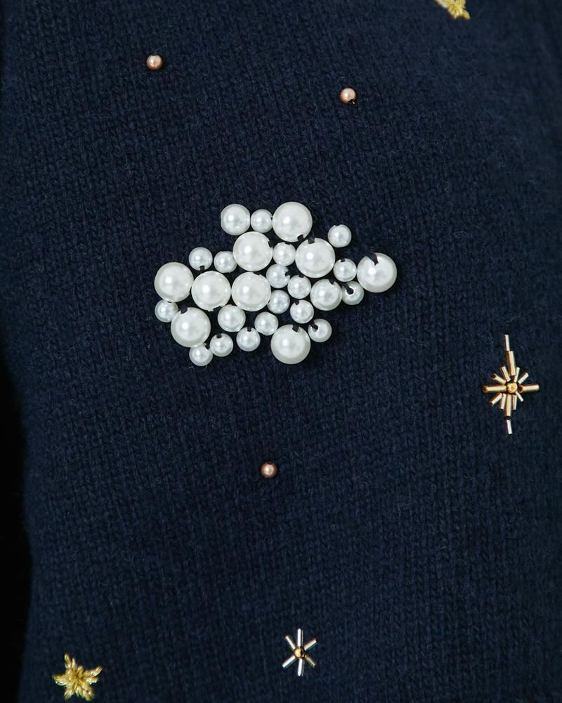 再入荷】スターリーナイトカーディガン(ネイビー) - seventen