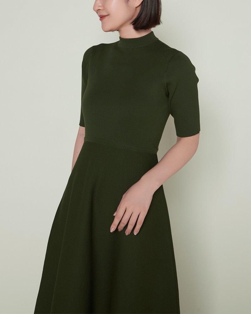再入荷】バックパールニットワンピース(ブラック) - seventen