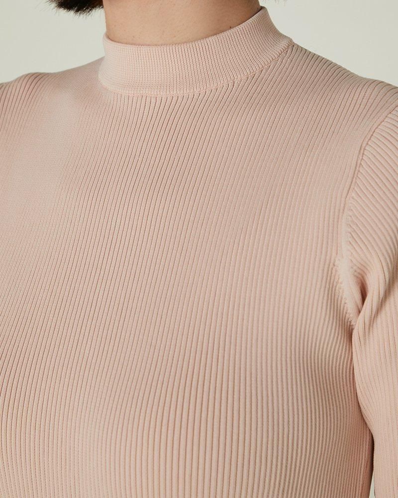 再入荷】バックパールニットワンピース(ピンク) - seventen