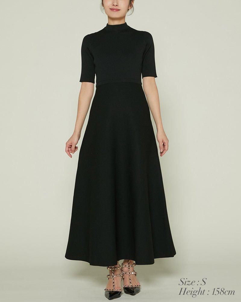 再入荷】バックパールニットワンピース(ピンク) - seventen 再入荷】バックパールニットワンピース(ピンク) - seventen
