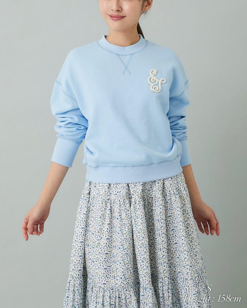 seventen コードモノグラムスウェットトップス(小花柄) コードモノグラムスウェットトップス(小花柄) - seventen