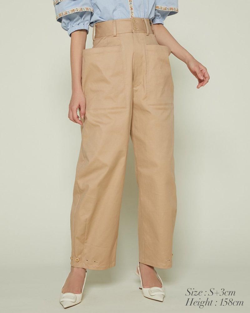 2WAYパラシュートパンツ (ベージュ) - seventen