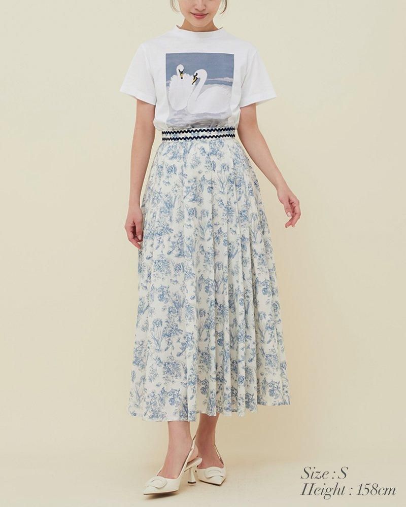 アートプリントTシャツ(グレー) - seventen アートプリントTシャツ(グレー) - seventen