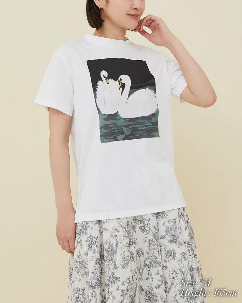 アートプリントTシャツ(ブラック) - seventen アートプリントTシャツ(ブラック) - seventen
