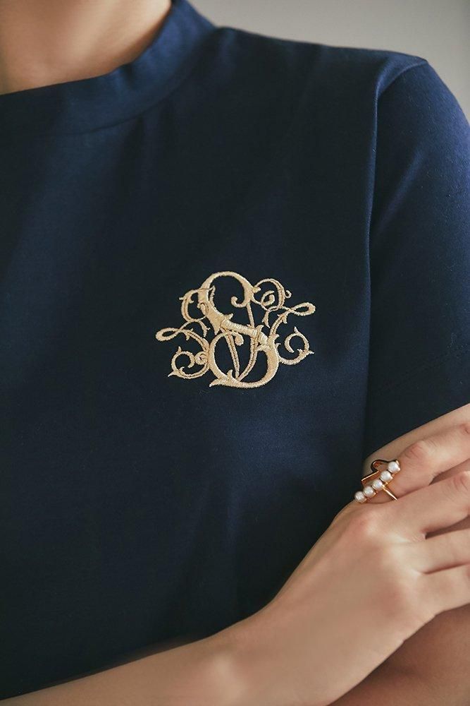 SVT刺繍Tシャツ(ネイビー) - seventen SVT刺繍Tシャツ(ネイビー) - seventen