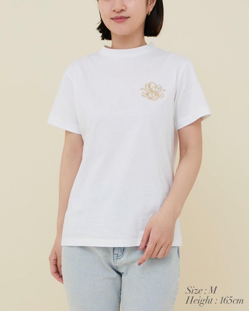 ァッション人気ブランドランキング SVT刺繍Tシャツ(ホワイト) - seventen Tシャツ(半袖/袖なし)
