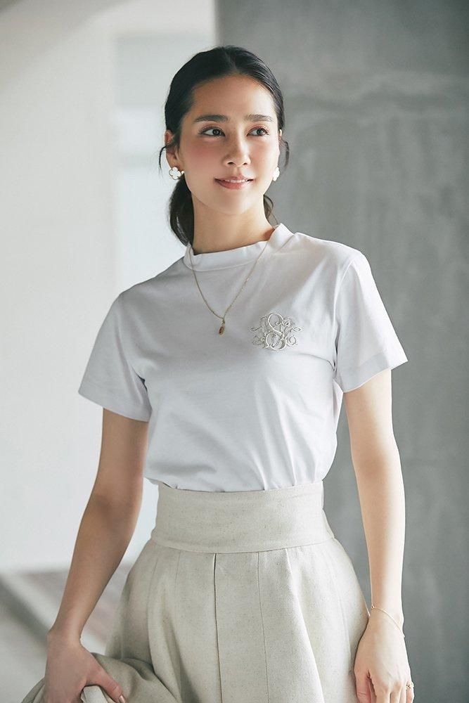 SVT刺繍Tシャツ(ライトグレー) - seventen