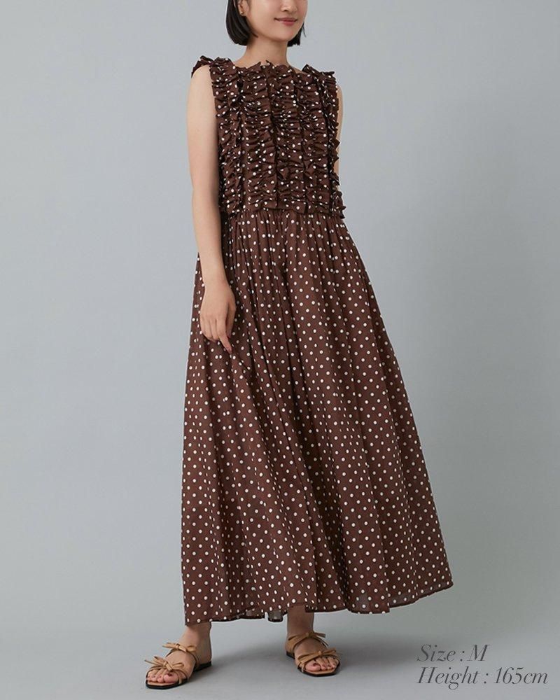 10％off】コットンフリル2WAYワンピース(ブラック) - seventen