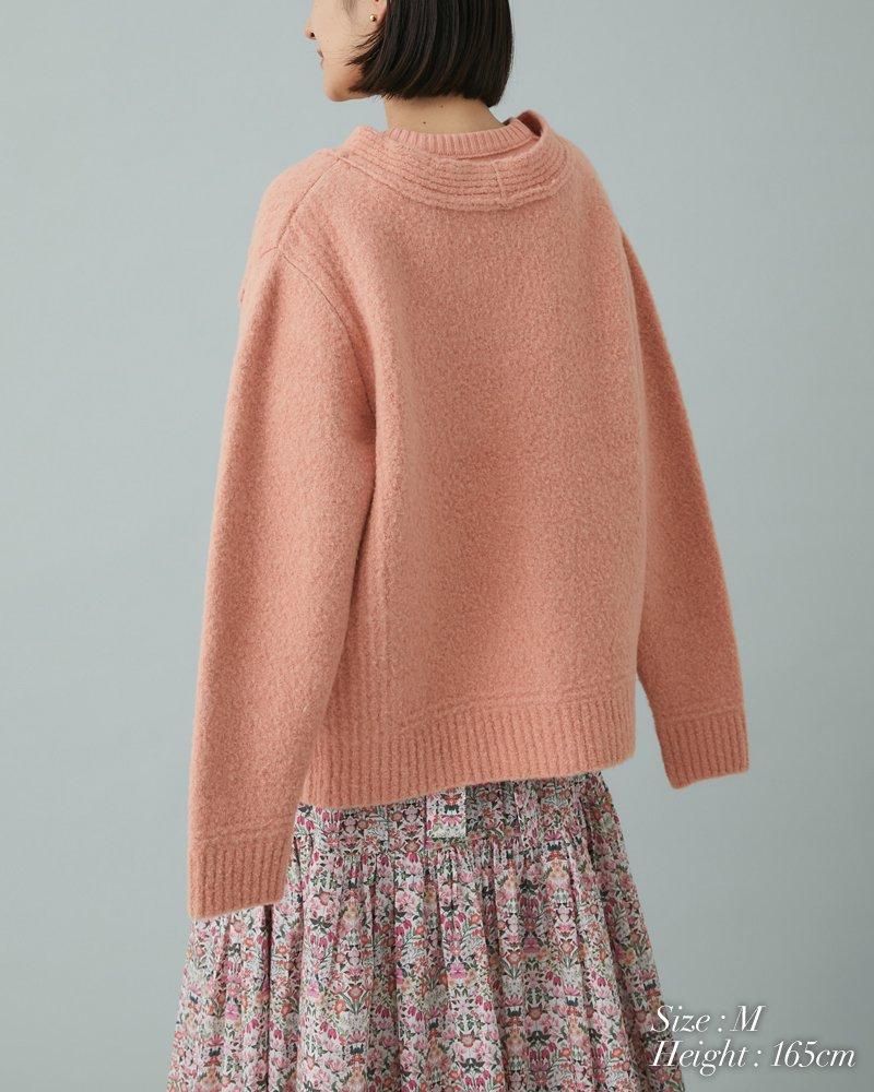 SEVENTEN 2WAYメルトンウールカーディガン M オフホワイト 2WAYメルトンウールカーディガン(オフホワイト) - seventen