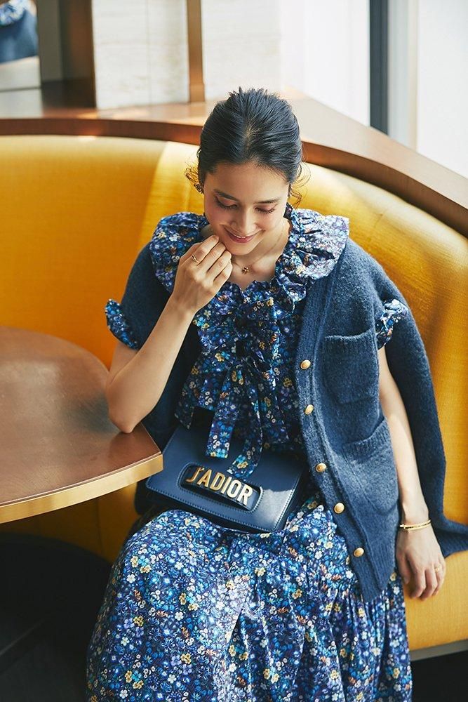 2WAYメルトンウールカーディガン(ネイビー) - seventen