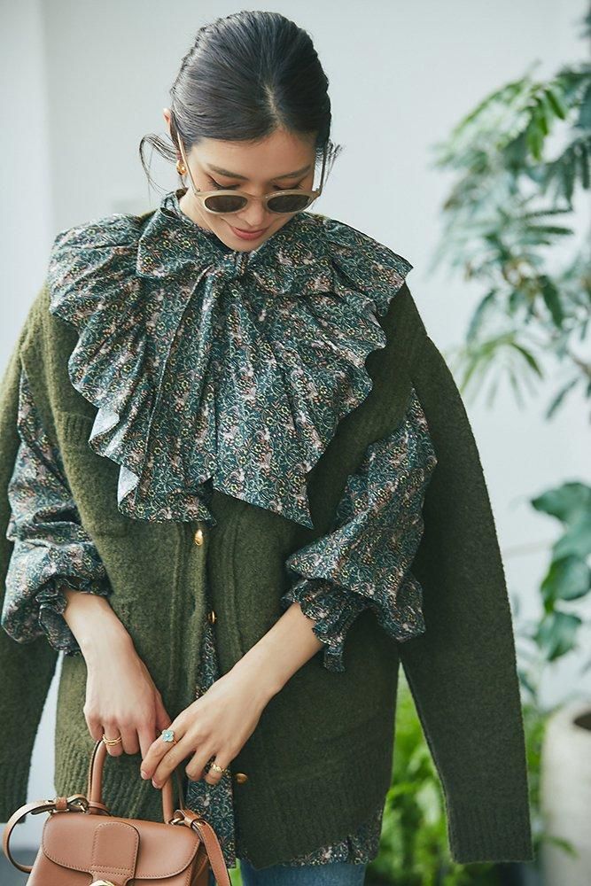 30%off】2WAYメルトンウールカーディガン(カーキ) - seventen 30%off】2WAYメルトンウールカーディガン(カーキ) - seventen